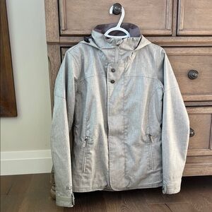 Burton Light Gray Ski Jacket